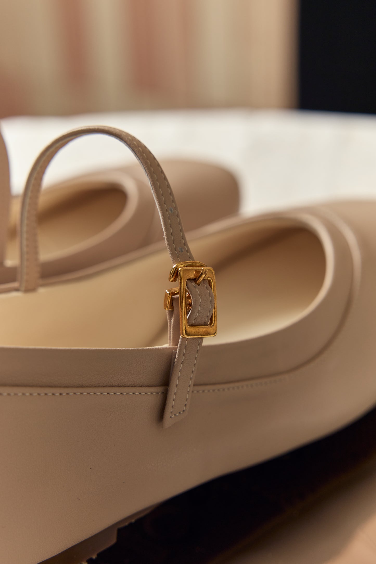 Mary Jane slim strap Gen2 - Light brown