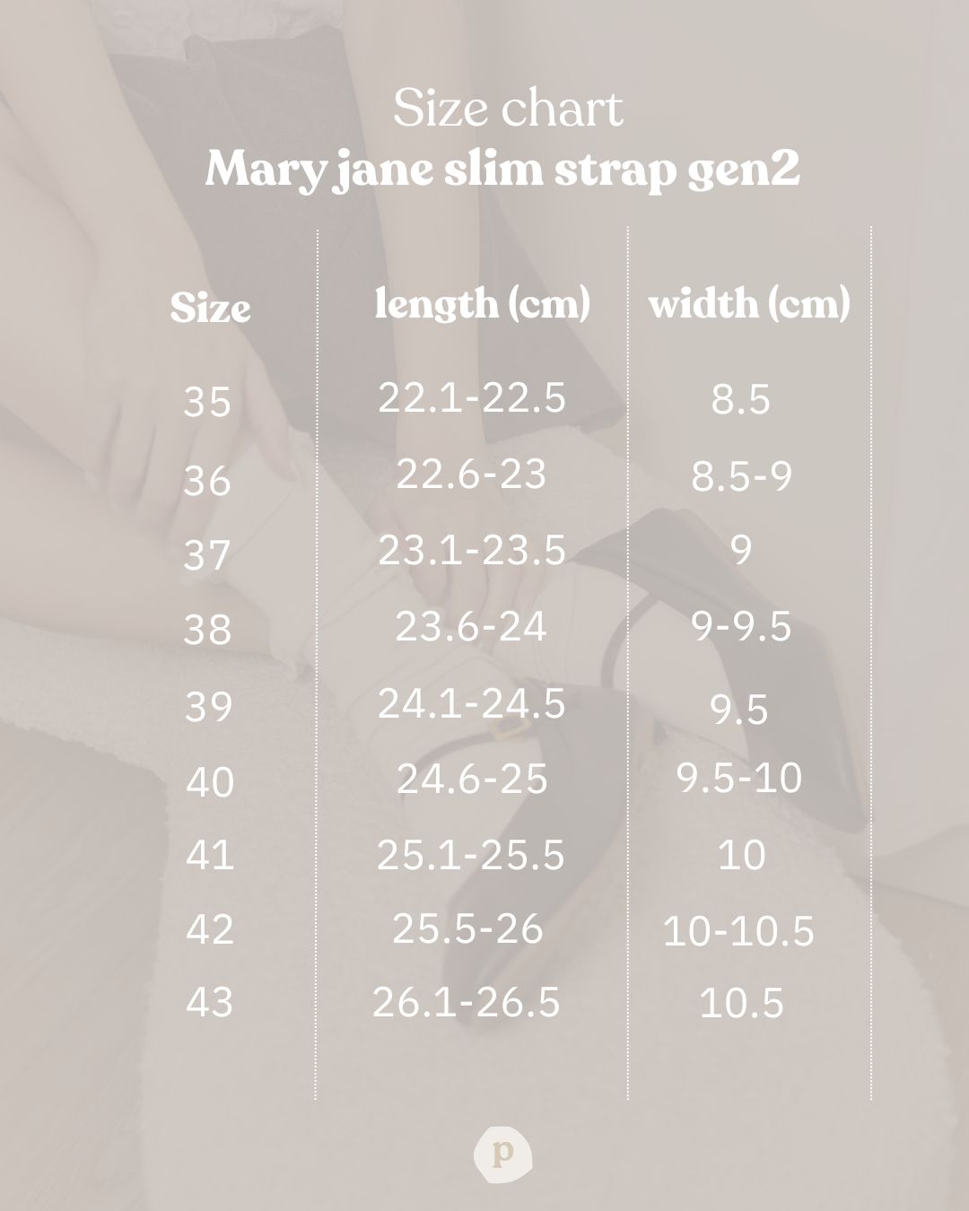 Mary Jane slim strap Gen2 - Red