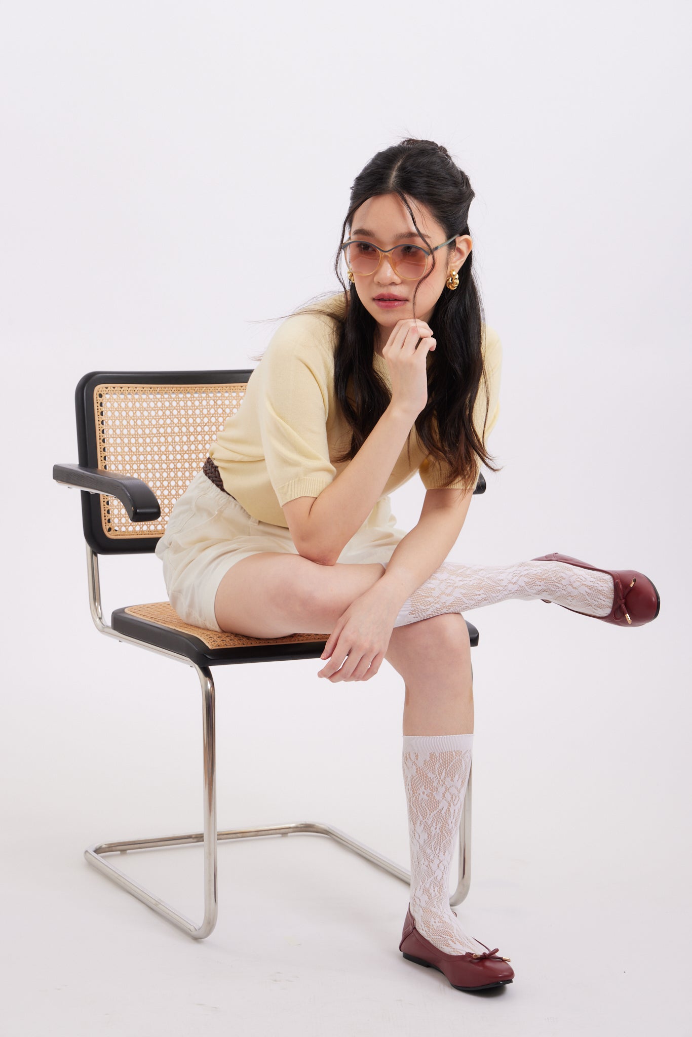 Hideko signature - burgundy